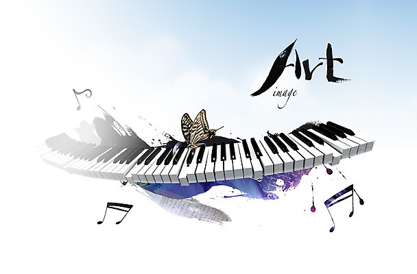 PSD 편집 편집이미지 알파벳 영어 예술 악기 음악 나비 곤충 연주 음표 사람없음 3D 피아노건반 건반 피아노 건반악기 그림 편집3D 동물 문자 기호 문화예술 디지털합성 파일형식