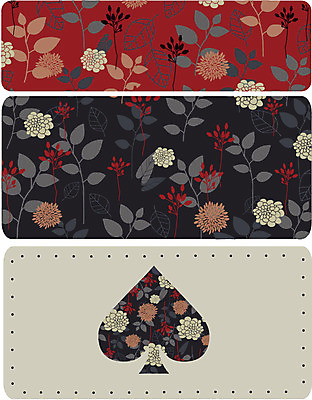 EPS 모양 식물 문양 디자인 꽃잎 꽃 줄기 컬러 백그라운드 잎 무늬 꽃무늬 패턴 꽃백그라운드 일러스트 사람없음 세트 컬러풀 물방울무늬 스페이드 국내일러스트 파일형식 벡터