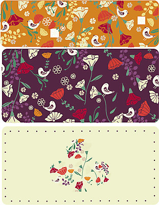 EPS 모양 식물 동물 문양 디자인 꽃잎 꽃 줄기 백그라운드 잎 무늬 꽃무늬 패턴 꽃백그라운드 일러스트 조류 사람없음 세트 컬러풀 물방울무늬 덩굴 국내일러스트 컬러 파일형식 벡터