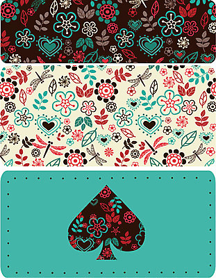 EPS 모양 식물 문양 디자인 꽃잎 꽃 줄기 곤충 백그라운드 잎 무늬 꽃무늬 패턴 꽃백그라운드 일러스트 사람없음 세트 컬러풀 물방울무늬 하트 잠자리 스페이드 국내일러스트 동물 컬러 파일형식 벡터