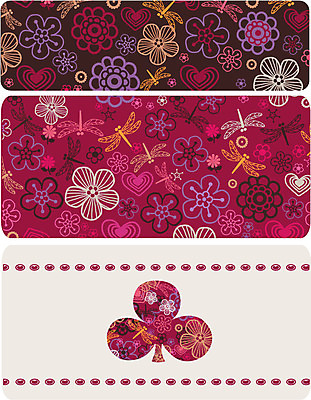 EPS 모양 식물 문양 디자인 꽃잎 꽃 줄기 곤충 백그라운드 잎 무늬 꽃무늬 패턴 꽃백그라운드 일러스트 사람없음 세트 컬러풀 물방울무늬 클로버 잠자리 덩굴 세잎클로버 국내일러스트 동물 컬러 파일형식 벡터