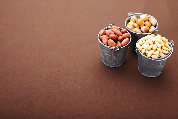 포토 JPG 스튜디오촬영 열매 음식 식재료 실내 통 사람없음 농작물 금속 여러개 다양 견과류 껍질 도구 철 양동이 담기 땅콩 정월대보름 잣 부럼 은행열매 국내포토 식물 명절 다수 농업 모션 재질 내부 파일형식