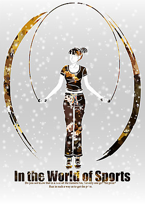 EPS 전신 여자 스포츠 포즈 일러스트 한명 사람 20대 성인 빛 달리기 운동 점프 목표 줄넘기 열정 여자만 여자한명만 성인여자만 청년만 청년여자만 성인한명만 청년여자한명만 성인여자한명만 성인만 국내일러스트 1 감정 컨셉 모션 건강 청년 파일형식 벡터