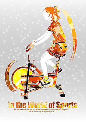 EPS 전신 여자 스포츠 포즈 일러스트 건강 한명 사람 20대 성인 빛 운동 자전거 운동기구 헬스 기구 목표 열정 여자만 여자한명만 성인여자만 청년만 청년여자만 성인한명만 청년여자한명만 성인여자한명만 성인만 국내일러스트 1 감정 컨셉 청년 바이크 파일형식 벡터