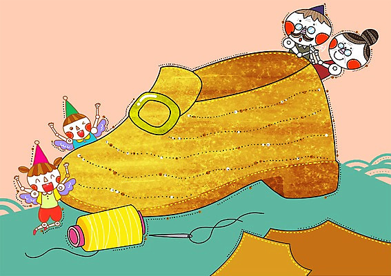 PSD 템플릿 부부 커플 잡화 여자 할아버지 남자 할머니 구두 신발 동화 요정 이야기 미소 웃음 여러명 노부부 바늘 실 편지 편지지 레터폼 실타래 꼬마요정 노인만 성인만 이미지템플릿 노년 다수 관계 표정 사람 도구 파일형식