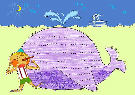 PSD 동물 템플릿 물결 바다 동화 이야기 사람없음 물 바닷속 바다동물 달 초승달 편지 고래 편지지 레터폼 돌고래 코 피노키오 이미지템플릿 자연요소 포유류 신체부위 수중 수중동물 파일형식