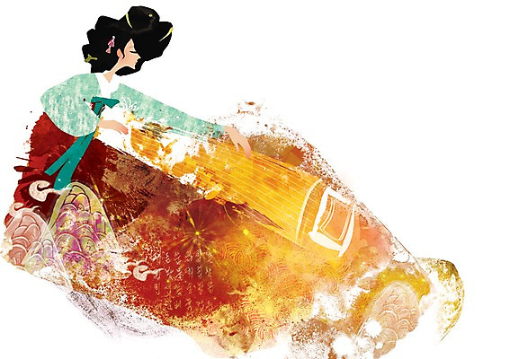 전신 PSD 구름 한국문화 한국전통 전통 여자 악기 음악 연주 일러스트 현악기 산 국악기 한명 사람 앉기 성인 화려 우아함 전통의상 한복 올림머리 가야금 여자만 여자한명만 성인여자만 성인만 국내일러스트 자연요소 1 동양문화 헤어스타일 컨셉 모션 문화예술 한국 국악 파일형식