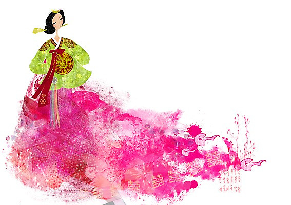 전신 PSD 식물 구름 문자 한국문화 한국전통 전통 여자 꽃 일러스트 전통소품 한명 서기 사람 성인 장식 화려 우아함 전통의상 한복 노리개 비녀 쪽머리 중전의상 장식술 여자만 여자한명만 성인여자만 성인만 국내일러스트 자연요소 1 동양문화 헤어스타일 컨셉 모션 한국 오브젝트 파일형식 헤어액세사리