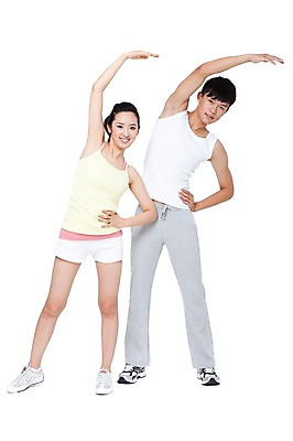 포토 JPG 스튜디오촬영 전신 외국인 해외기획촬영 라이프스타일 커플 여자 남자 한쌍 허리손 포즈 운동화 2011년중국 반바지 실내 건강 서기 미소 웃음 누끼 사람 동양인 20대 성인 두명 앞모습 운동복 민소매 운동 중국인 손들기 건강관리 헬스 스트레칭 팔운동 체조 옆구리운동 커플체조 청년만 성인만 국내포토 옷 뷰포인트 신발 상의 바지 관계 모션 표정 관리 인종 청년 내부 생활 파일형식