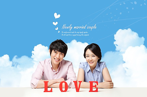 PSD 구름 편집이미지 문자 부부 커플 알파벳 영어 여자 남자 한쌍 포즈 신혼부부 하늘 남편 대문자 사랑 미소 웃음 사람 앉기 동양인 상반신 성인 두명 앞모습 30대 한국인 하트 아내 쌍 장년만 성인만 이미지편집 자연요소 모양 감정 뷰포인트 관계 모션 표정 인종 장년 신혼 파일형식