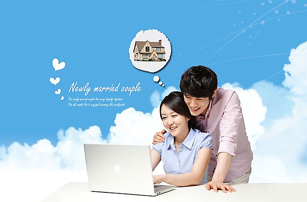 모양 PSD 구름 편집이미지 부부 커플 응시 여자 남자 한쌍 포즈 말풍선 생각 신혼부부 하늘 남편 주택 사랑 미소 웃음 사람 동양인 상반신 성인 두명 30대 노트북 컴퓨터 한국인 하트 아내 쌍 검색 내집마련 장년만 성인만 이미지편집 자연요소 시선 감정 관계 부동산 표정 인종 건물 장년 전자제품 신혼 파일형식