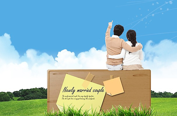 PSD 나무 식물 구름 편집이미지 배너 부부 커플 응시 여자 남자 한쌍 포즈 신혼부부 하늘 남편 어깨동무 안내 알림판 사랑 미소 웃음 사람 앉기 동양인 손짓 잔디 초원 상반신 성인 두명 뒷모습 30대 한국인 검지손가락 가리킴 메모지 아내 쌍 풀 알림 포스트잇 공지사항 장년만 성인만 소식_알림 이미지편집 자연요소 시선 감정 뷰포인트 컨셉 손가락 관계 모션 표정 인종 장년 사무용품 신혼 파일형식