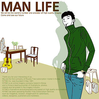 EPS 라이프스타일 남자 화분 악기 맨라이프 포즈 액자 의자 일러스트 탁자 한명 서기 미소 웃음 사람 20대 청년 성인 라이프 쇼핑백 점퍼 기타 청바지 손목시계 남성라이프 지퍼 남자만 남자한명만 성인남자만 청년만 청년남자만 청년남자한명만 성인한명만 성인남자한명만 성인만 국내일러스트 1 음악 시계 가구 가방 장신구 바지 모션 현악기 표정 생활 외투 파일형식 벡터