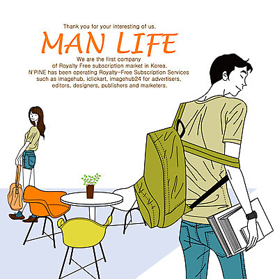 EPS 라이프스타일 여자 남자 화분 맨라이프 의자 가방 일러스트 탁자 책가방 사랑 서기 미소 웃음 사람 20대 청년 성인 두명 라이프 책 카페 핸드백 청바지 백팩 남성라이프 짝사랑 청반바지 청년만 성인만 국내일러스트 잡화 감정 가구 바지 모션 표정 생활 상점 파일형식 벡터