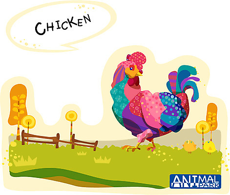 EPS 나무 식물 동물 척추동물 캐릭터 문양 알파벳 영어 새끼 동물캐릭터 말풍선 무늬 패턴 일러스트 애니멀프린트 병아리 세마리 틀 사람없음 울타리 컬러풀 물방울무늬 닭 원형 어미 새캐릭터 닭캐릭터 일러캐릭터 도형 문자 컬러 조류 3 담장 파일형식 벡터