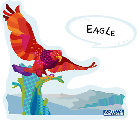 EPS 나무 식물 동물 척추동물 캐릭터 한마리 문양 알파벳 영어 동물캐릭터 말풍선 무늬 패턴 일러스트 산 애니멀프린트 틀 사람없음 컬러풀 물방울무늬 원형 새캐릭터 독수리 일러캐릭터 도형 문자 1 컬러 조류 파일형식 벡터