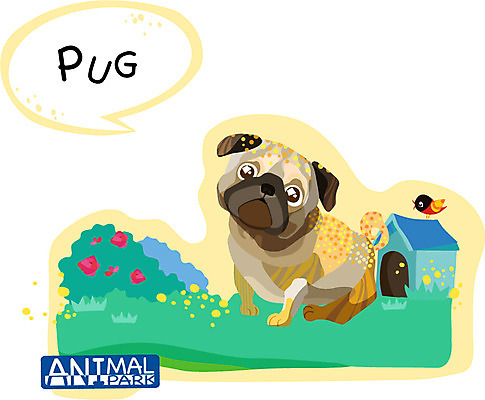 EPS 동물 척추동물 캐릭터 한마리 문양 알파벳 영어 반려견 동물캐릭터 말풍선 무늬 패턴 일러스트 홍보캐릭터 포유류 조류 애니멀프린트 틀 사람없음 반려동물 컬러풀 정원 물방울무늬 원형 개 강아지 개캐릭터 개집 퍼그 일러캐릭터 도형 문자 1 컬러 애견용품 파일형식 벡터