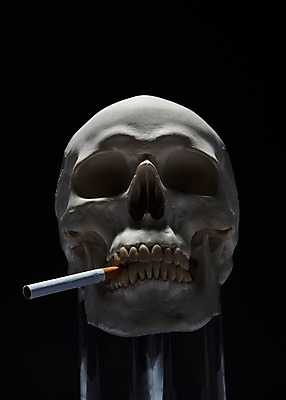 포토 JPG 스튜디오촬영 캠페인 인체모형 해골 흡연 담배 실내 건강 경고 사람없음 모형 건강관리 물기 알림 금연 한개비 해골모형 국내포토 1 모션 뼈 관리 내부 사회이슈 파일형식