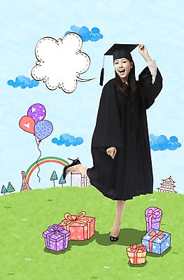 전신 PSD 구름 편집이미지 학생 여자 교육 대학생 포즈 무지개 말풍선 졸업 성공 새출발 새로움 졸업식 졸업생 선물 한명 서기 미소 웃음 사람 동양인 20대 성인 건물 앞모습 선물상자 한국인 축하 졸업가운 풍선 졸업선물 여자만 여자한명만 성인여자만 청년만 청년여자만 성인한명만 청년여자한명만 성인여자한명만 성인만 이미지편집 자연요소 1 건축물 뷰포인트 컨셉 모션 표정 인종 청년 상자 가운 출발 파일형식