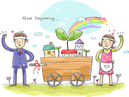 전신 식물 구름 부부 커플 여자 남자 무지개 일러스트 가정 신혼부부 남편 새출발 새로움 주택 희망프로젝트 서기 미소 웃음 사람 손짓 성인 두명 건물 새싹 희망 수레 꿈 하트 아내 자신감 사회이슈 시작 신혼 긍정 새출발프로젝트 성인만 국내일러스트 AI파일 자연요소 모양 건축물 감정 컨셉 관계 모션 표정 카트 출발 파일형식 벡터