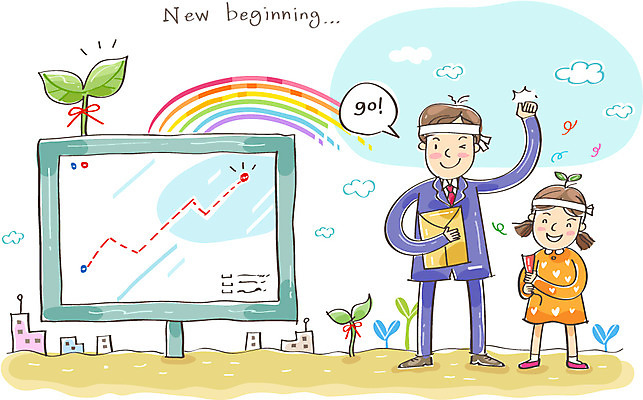 전신 식물 구름 여자 남자 어린이 무지개 일러스트 통계 그래프 새출발 새로움 희망프로젝트 서기 미소 웃음 사람 손짓 소녀 성인 두명 건물 새싹 스크린 모니터 희망 꿈 자신감 목표 결심 사회이슈 시작 상승 긍정 새출발프로젝트 꺾은선그래프 국내일러스트 AI파일 자연요소 건축물 감정 컨셉 모션 표정 컴퓨터 출발 파일형식 벡터