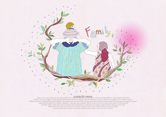 PSD 나무 식물 여자 남자 행복 아들 어린이 잎 일러스트 가족 엄마 함께함 사람 앉기 소년 성인 세명 부모 화목 다정 자녀 목말 아빠 국내일러스트 감정 컨셉 관계 모션 파일형식