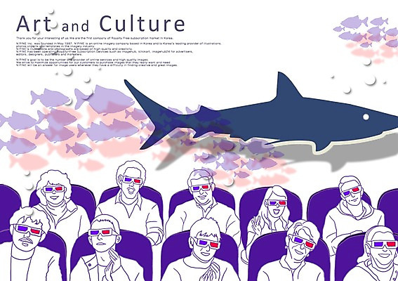 PSD 여자 남자 문화 안경 예술 다수 일러스트 문화예술 어류 미소 웃음 사람 앉기 여러명 상반신 성인 군중 영화관 영화 즐거움 그림 열정 상어 관람 3D안경 3D영화 영화감상 성인만 국내일러스트 잡화 감정 모션 표정 수중동물 감상 극장 파일형식