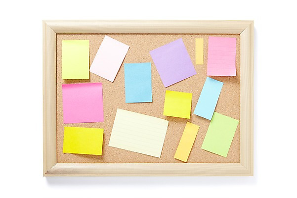 포토 JPG 스튜디오촬영 종이 선 줄 문구용품 학용품 실내 누끼 사람없음 컬러풀 사무용품 쪽지 기록 메모지 오브젝트 포스트잇 메모판 여러장 코르크보드 국내포토 컬러 다수 알림판 내부 파일형식