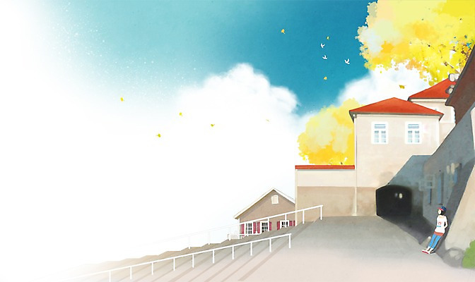 전신 PSD 나무 식물 구름 응시 여자 어린이 백그라운드 일러스트 조류 하늘 주택 한명 서기 사람 소녀 건물 담장 계단 비둘기 은행나무 여자만 여자한명만 어린이만 소녀만 소녀한명만 국내일러스트 자연요소 동물 1 건축물 시선 모션 파일형식