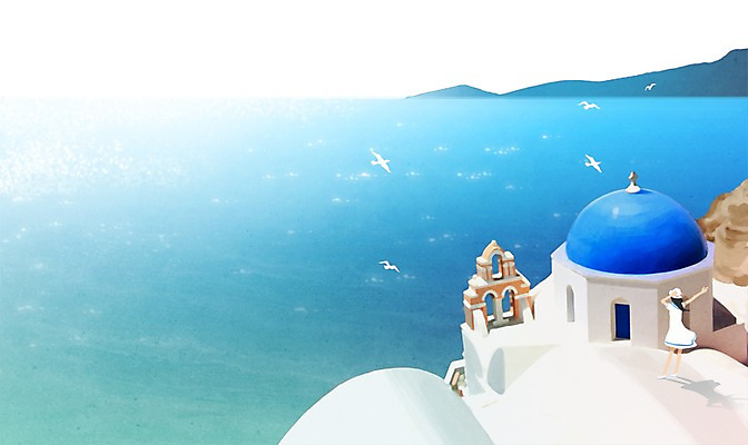 전신 PSD 동물 여자 바다 섬 백그라운드 일러스트 갈매기 조류 한명 서기 사람 손짓 성인 해변 건물 성 여자만 여자한명만 성인여자만 성인만 국내일러스트 1 건축물 모션 파일형식