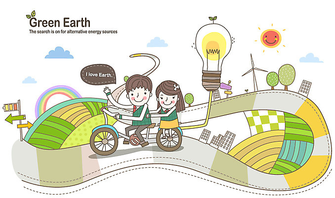 전신 나무 식물 구름 여자 남자 교복 화살표 길 어린이 캠페인 무지개 일러스트 전구 조명 미소 웃음 사람 앉기 손짓 소녀 빌딩 소년 두명 건물 10대 태양 자연보호 환경 그린캠페인 자전거 표지판 절약 그린에너지 풍력에너지 보호 지시 방향 환경보전 백열등 친환경 풍력기 형광등 명령 논밭 십대만 국내일러스트 AI파일 자연요소 건축물 옷 컨셉 밭 모션 청소년 자연 전등 논 알림판 표정 바이크 에너지 사회이슈 파일형식 벡터