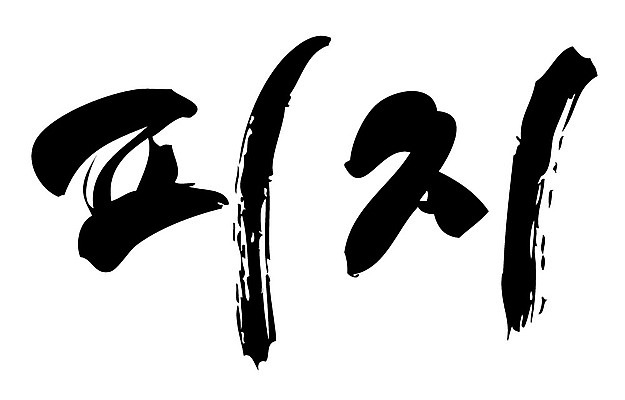 문자 손글씨 일러스트 캘리그라피 타이포그라피 글자캘리그라피 한글 사람없음 단어 피지 국내일러스트 AI파일 피부 파일형식 벡터