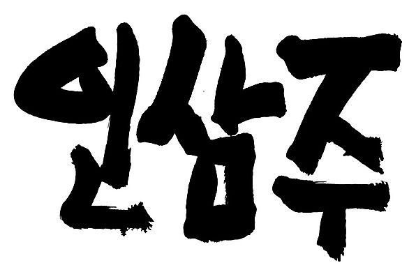 문자 손글씨 음식 일러스트 캘리그라피 주류 타이포그라피 글자캘리그라피 한글 사람없음 단어 인삼주 국내일러스트 AI파일 음료 파일형식 벡터