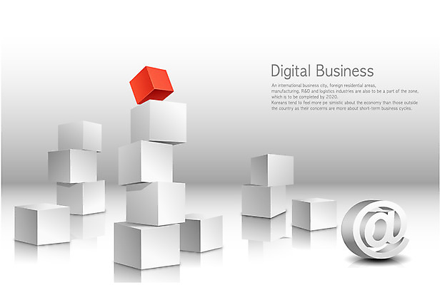 백그라운드 일러스트 디지털백그라운드 비즈니스 사람없음 그래픽 글로벌 디지털 이메일 사이버 큐브 입체 주사위 디지털비즈니스 골뱅이기호 국내일러스트 AI파일 기호 파일형식 벡터