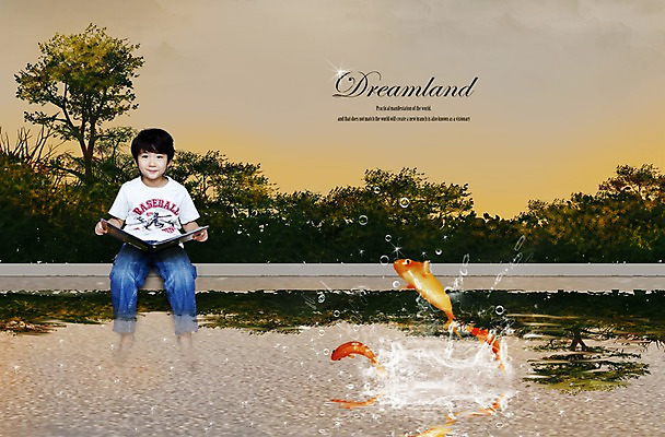 전신 PSD 나무 식물 동물 편집이미지 교육 남자 어린이 하늘 어류 한명 미소 웃음 사람 앉기 소년 책 독서 연못 남자만 남자한명만 어린이만 소년만 소년한명만 이미지편집 1 모션 표정 수중동물 파일형식