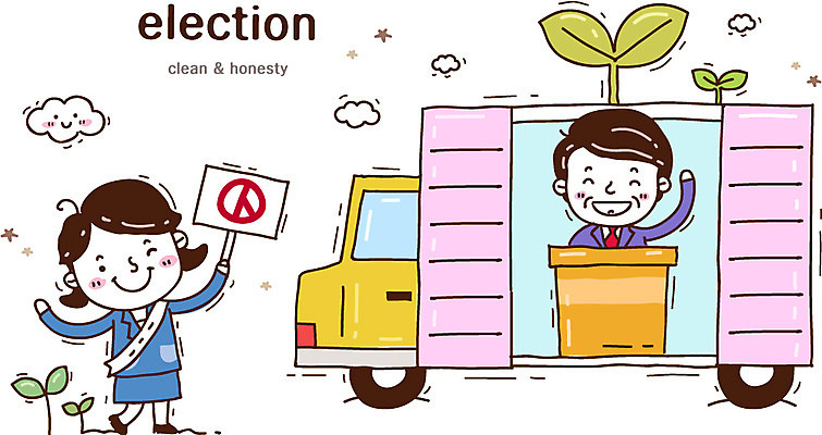 전신 식물 구름 여자 남자 캠페인 50대 일러스트 자동차 서기 미소 웃음 사람 손짓 상반신 성인 두명 새싹 트럭 사회 강의 투표 선거 민주주의 사회이슈 투표용지 선거유세 선거일 후보 중년만 성인만 국내일러스트 AI파일 자연요소 육상교통 중년 컨셉 모션 표정 공동체 파일형식 벡터