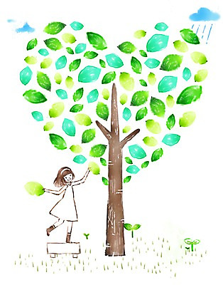 전신 PSD 나무 식물 구름 여자 어린이 백그라운드 잎 의자 일러스트 나뭇잎 사랑 한명 서기 미소 웃음 사람 소녀 10대 새싹 하트 여자만 여자한명만 소녀만 국내일러스트 자연요소 모양 1 감정 가구 모션 청소년 표정 어린이만 파일형식