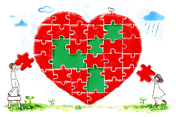 전신 PSD 식물 구름 여자 남자 어린이 조각 백그라운드 의자 일러스트 사랑 서기 미소 웃음 사람 소녀 소년 두명 10대 놀이용품 새싹 하트 퍼즐 게임용품 퍼즐조각 십대만 국내일러스트 자연요소 모양 감정 가구 모션 청소년 표정 오브젝트 파일형식