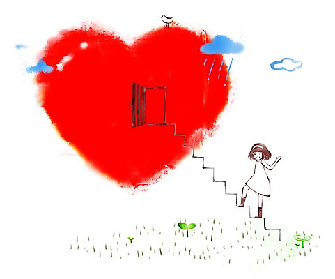 전신 PSD 식물 구름 여자 어린이 액자 백그라운드 일러스트 창문 프레임 사랑 틀 한명 서기 미소 웃음 사람 손짓 소녀 10대 문 새싹 계단 하트 여자만 여자한명만 소녀만 국내일러스트 자연요소 모양 1 감정 모션 청소년 표정 어린이만 파일형식