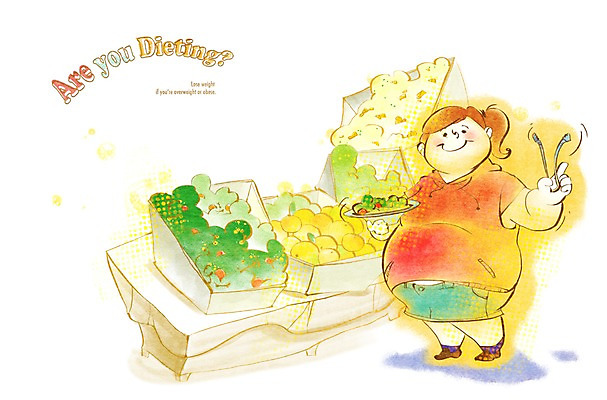 전신 PSD 라이프스타일 여자 어린이 음식 다이어트 채소 과일 일러스트 건강 한명 서기 사람 소녀 라이프 건강관리 샐러드 비만 채식 소아비만 여자만 여자한명만 어린이만 소녀만 소녀한명만 국내일러스트 1 모션 관리 생활 질병 몸매 파일형식