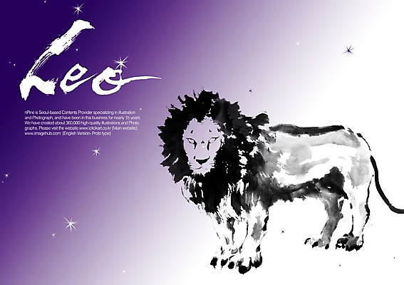 PSD 동물 편집이미지 문자 손글씨 알파벳 영어 별 캘리배경 백그라운드 캘리편집 캘리그라피 포유류 타이포그라피 글자캘리그라피 사람없음 별자리 사자 사자자리 이미지편집 자연요소 파일형식