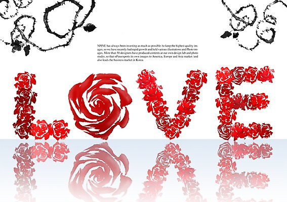 PSD 식물 편집이미지 문자 손글씨 알파벳 영어 꽃 캘리배경 백그라운드 캘리편집 캘리그라피 사랑 타이포그라피 글자캘리그라피 사람없음 장미 이미지편집 감정 파일형식