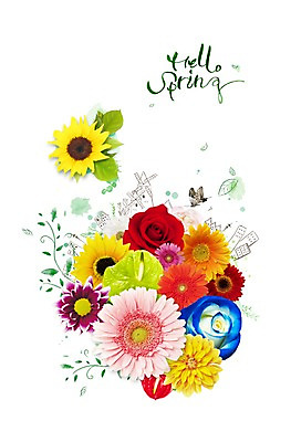 PSD 식물 동물 편집이미지 계절 꽃 나비 곤충 백그라운드 잎 나뭇잎 해바라기 국화 풍경 빌딩 사람없음 건물 장미 봄 풍차 이미지편집 건축물 파일형식