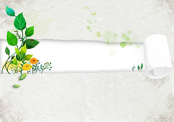 PSD 식물 배너 계절 꽃 종이 백그라운드 잎 일러스트 나뭇잎 안내 프레임 알림판 틀 풍경 사람없음 봄 알림 찢어짐 봄배경 국내일러스트 모션 파일형식