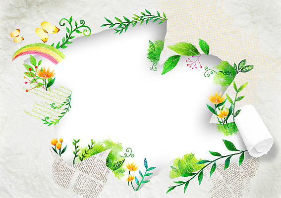 PSD 식물 동물 배너 계절 종이 나비 곤충 백그라운드 무지개 잎 일러스트 나뭇잎 안내 프레임 알림판 틀 풍경 사람없음 봄 알림 찢어짐 봄배경 국내일러스트 자연요소 모션 파일형식