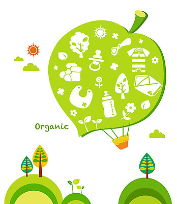 나무 식물 구름 잎 일러스트 자연 나뭇잎 사람없음 초록색 태양 환경 아기용품 기구 열기구 친환경 유기농 국내일러스트 AI파일 자연요소 웰빙 컬러 항공교통 오브젝트 생태계 파일형식 벡터