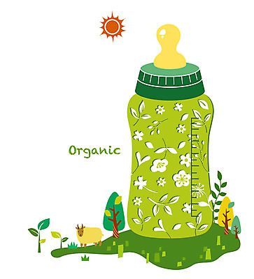 나무 식물 동물 잎 일러스트 포유류 자연 사람없음 초록색 태양 환경 아기용품 양 우유병 젖병 친환경 유기농 산양 국내일러스트 AI파일 자연요소 웰빙 컬러 병_용기 우유 오브젝트 생태계 멸종위기동물 파일형식 벡터