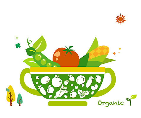 나무 식물 그릇 토마토 채소 일러스트 자연 콩 옥수수 사람없음 초록색 태양 환경 사발 친환경 유기농 국내일러스트 AI파일 자연요소 식기 웰빙 컬러 곡류 사기그릇 생태계 파일형식 벡터