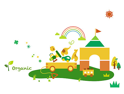 나무 식물 무지개 일러스트 자연 사람없음 초록색 장난감 태양 놀이용품 환경 블록 풀 친환경 유기농 국내일러스트 AI파일 자연요소 웰빙 컬러 오브젝트 생태계 파일형식 벡터