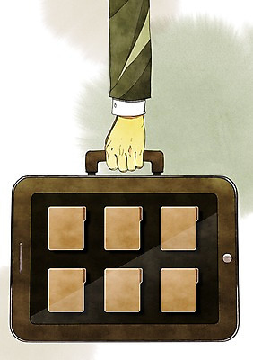 PSD 손 서류가방 가방 일러스트 비즈니스 통신 정보기술 한명 들기 성인 신체부위 컴퓨터 태블릿 스크린 터치 정보 비즈니스맨 스마트 폴더 팔 편리함 성인만 국내일러스트 1 잡화 남자 컨셉 모션 기술 사람 전자제품 스마트기기 직장인 파일 파일형식